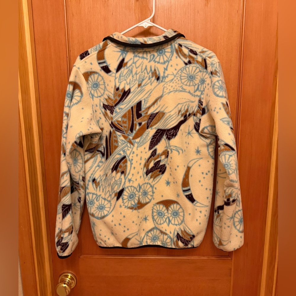 Patagonia Vintage Rare Owl Patterned Fleece Pullover - Picture 4 of 16